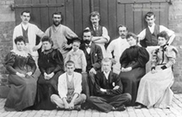 Tudhoe Colliery Co-operative Stores staff c.1900's.