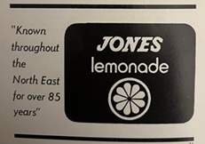 Jones Soft Drinks Ltd. advertisement in 1982 Spennymoor Official Guide.